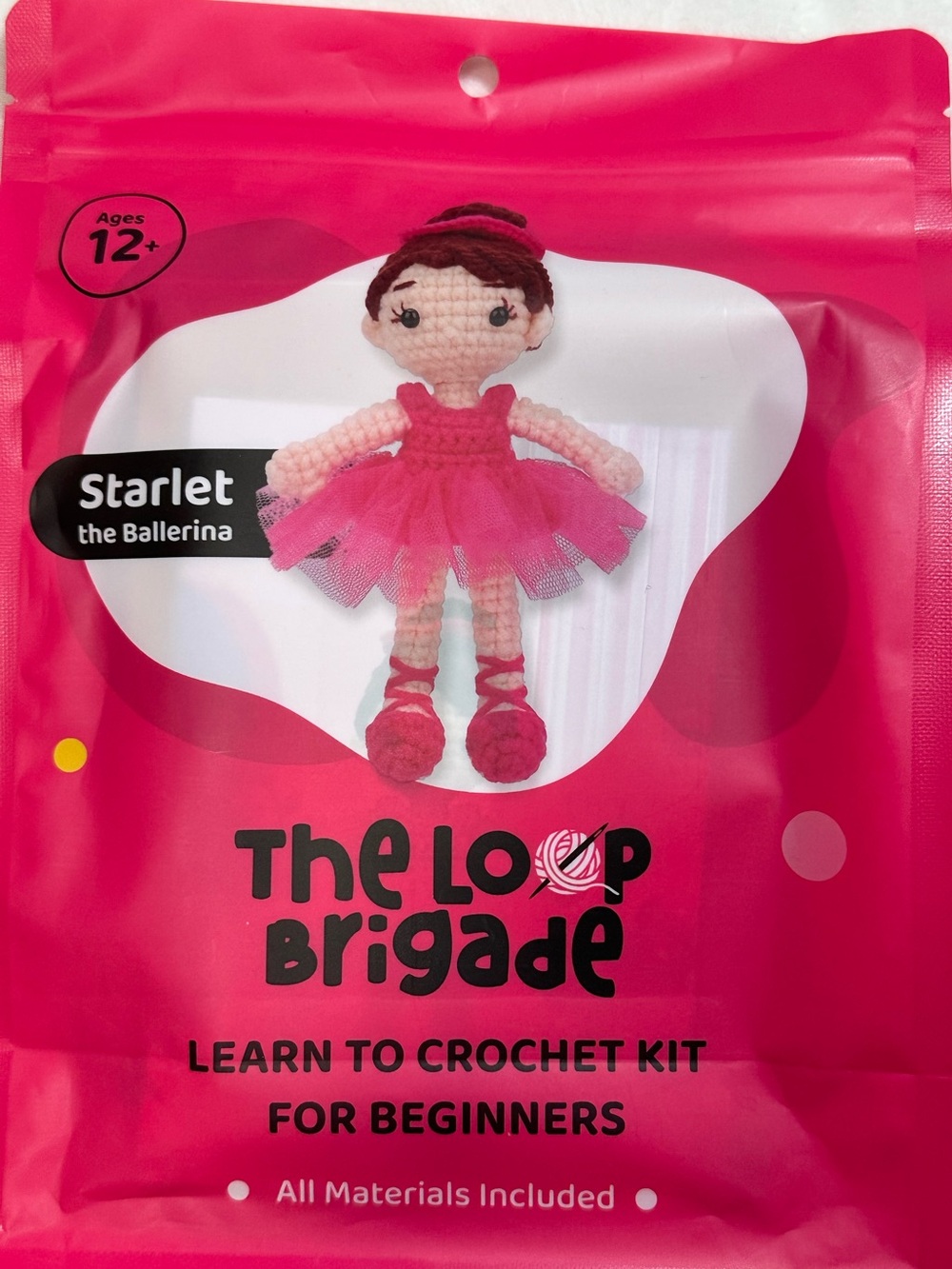 The Loop Brigade Starlet The Ballerina Learn To Crochet Kit For Beginners